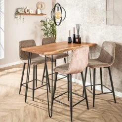 Boomstam bartafel acaciahout - Giani Edge