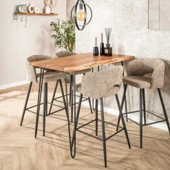 Boomstam bartafel acaciahout - Giani Edge