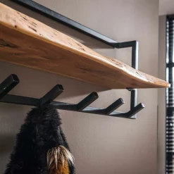 Boomstam kapstok acaciahout - Santa Poca Edge Shelve