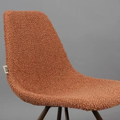 Boucle eetkamerstoel - Dutchbone Franky Boucle