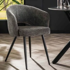 Boucle stoel met ronde rugleuning - Giani Borbon