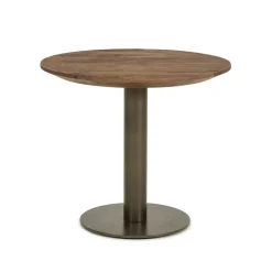 Brons potige salontafel rond - Eleonora Esila