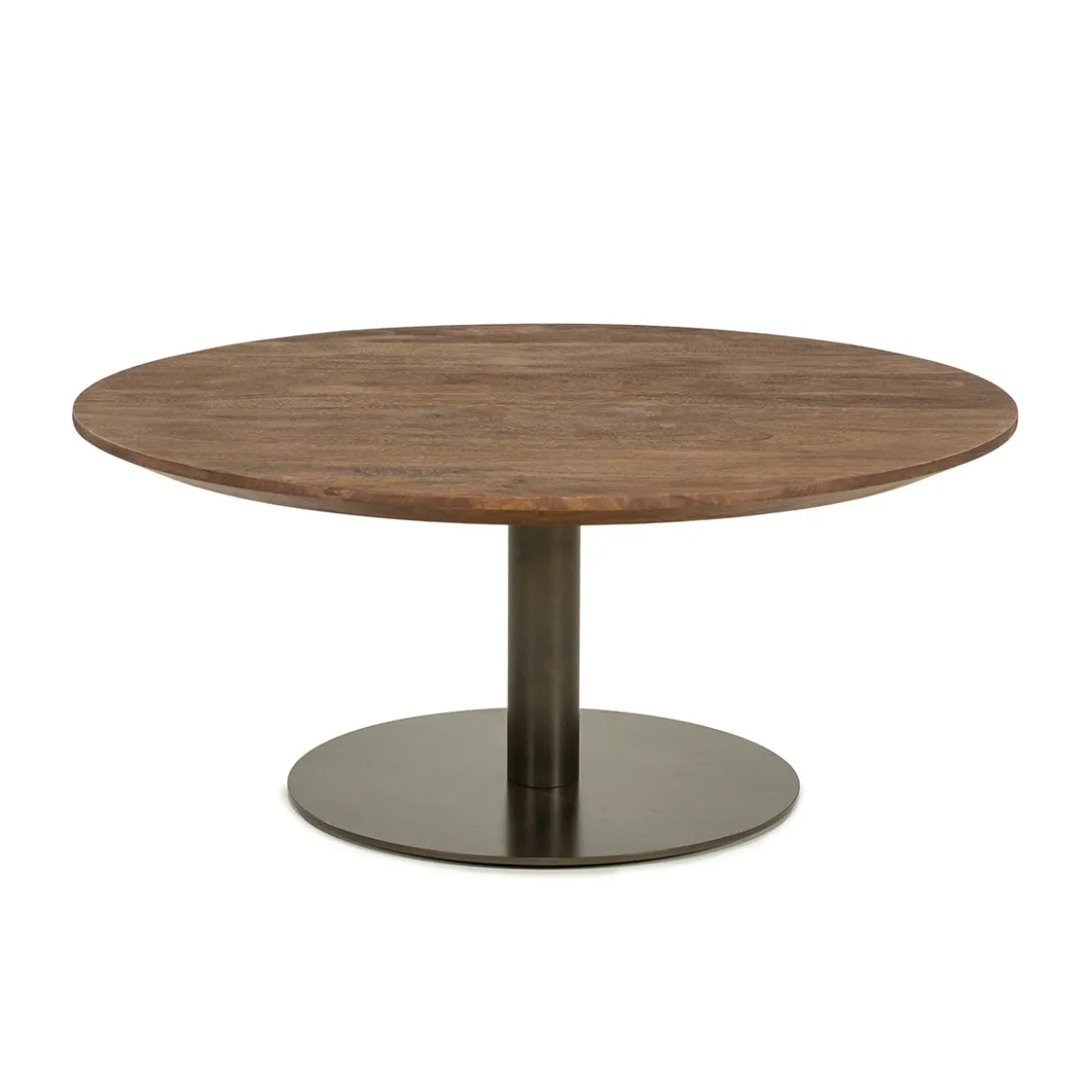 Brons potige salontafel rond - Eleonora Esila