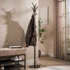 Bronzen staande kapstok met 12 haken - Santa Luno