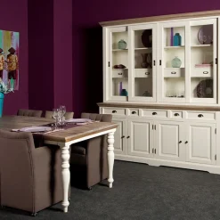 Buffetkast Romantisch wit L - Tower Living Fleur