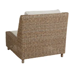 Buiten fauteuil van synthetisch rotan - Brafab Sandkorn