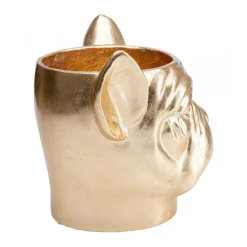 Bulldog plantenbak goud - Kare Design Bulldog Gold