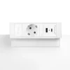 Bureau stekkerdoos wit 1x230V, 1xUSB-A, 1xUSB-C (incl. aansluitsnoer randaarde 1,5 meter) - Lavis Power Desk Up® 2.0