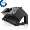 Bureau stekkerdoos zwart 2x 230V, 1x USB-A, 1x USB-C + eGST® snoer 3m - Lavis Power Desk Up® 2.0