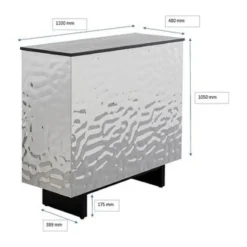 Chroom design thuisbar - Kare Design Caldera