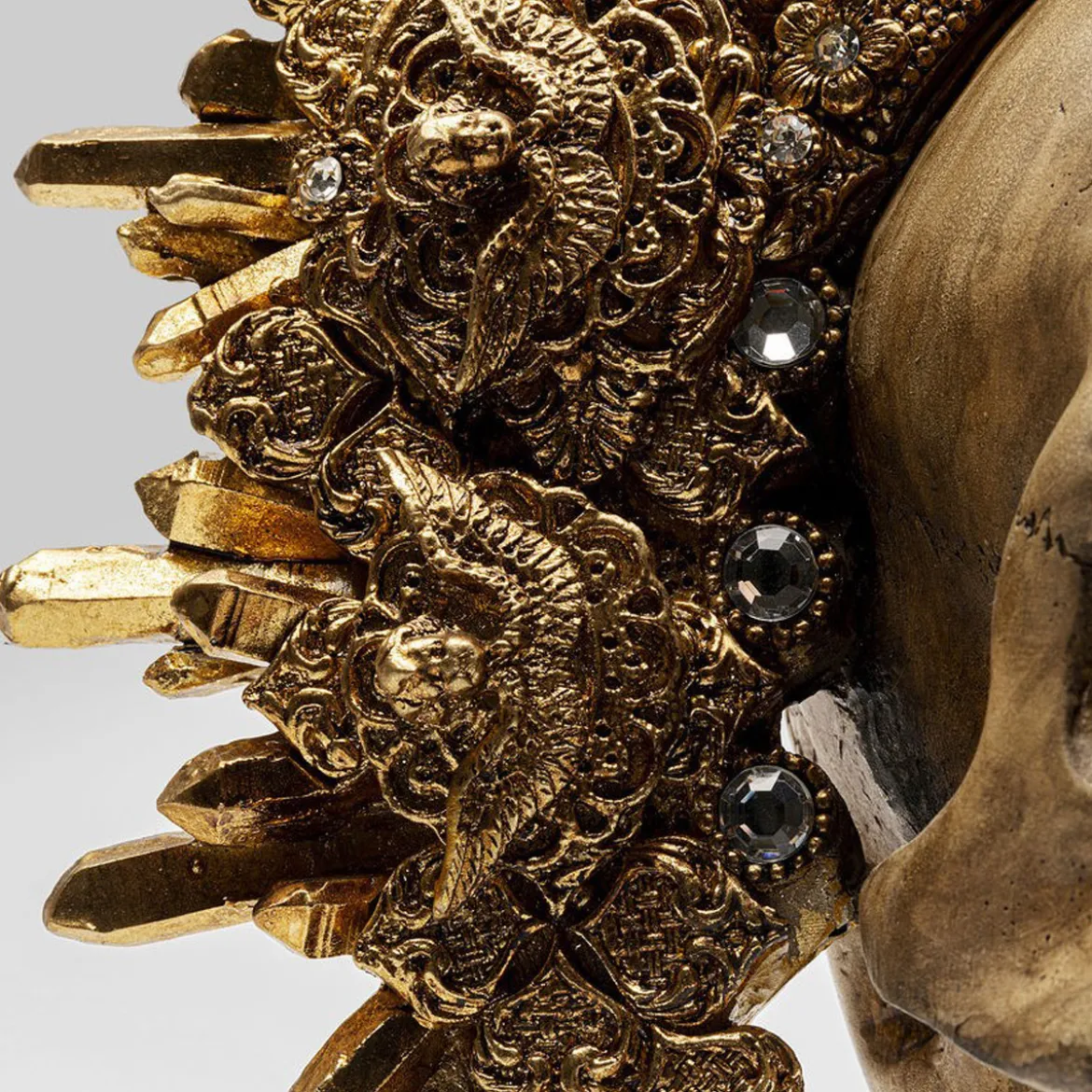 Deco gouden schedel - Kare Design King Skull