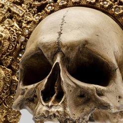 Deco gouden schedel - Kare Design King Skull