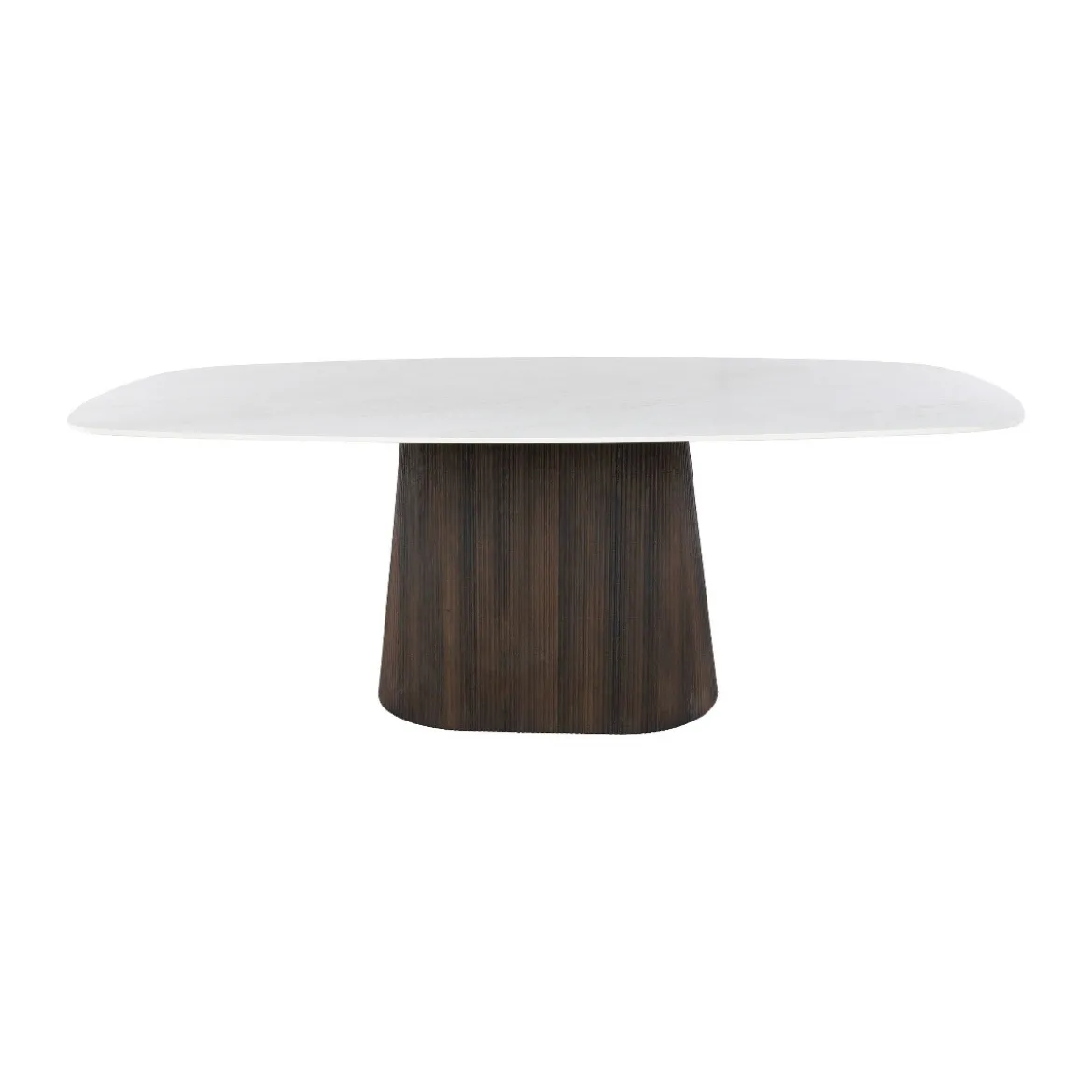 Deens ovale eettafel keramiek - Giani ceramo Centro
