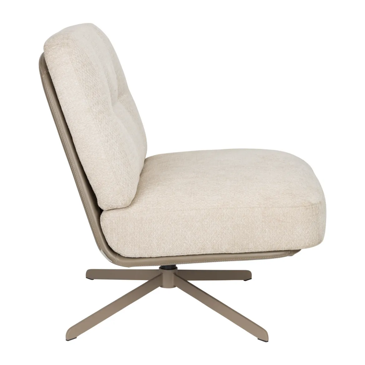 Design draaistoel grijsbeige - Zuiver Benjamin