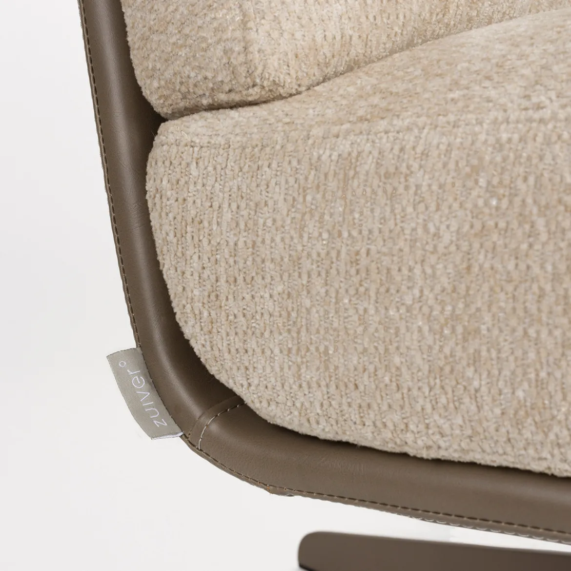 Design draaistoel grijsbeige - Zuiver Benjamin