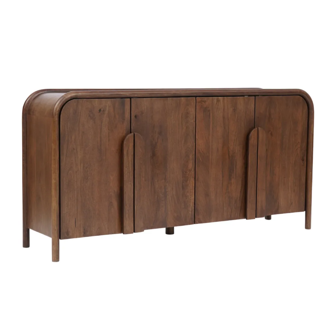Design dressoir hout met ronde hoeken - Bodio Davie