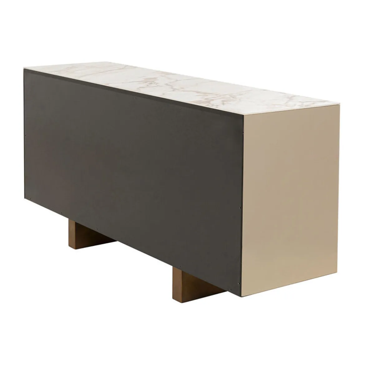 Design dressoir spiegel en marmer - Kare Design Lunar