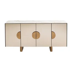 Design dressoir spiegel en marmer - Kare Design Lunar