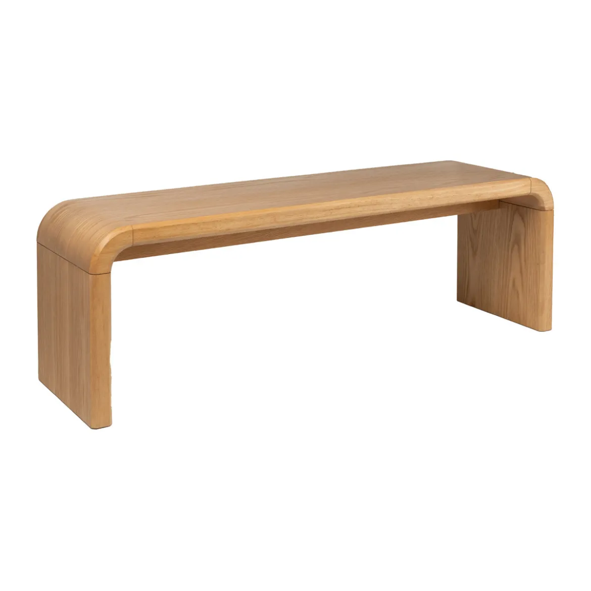 Design eetbank gebogen eiken - Zuiver Brave
