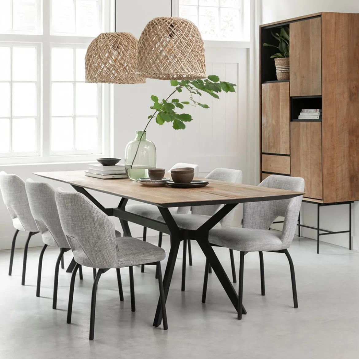 Design eettafel teak hout - DTP Home Metropole