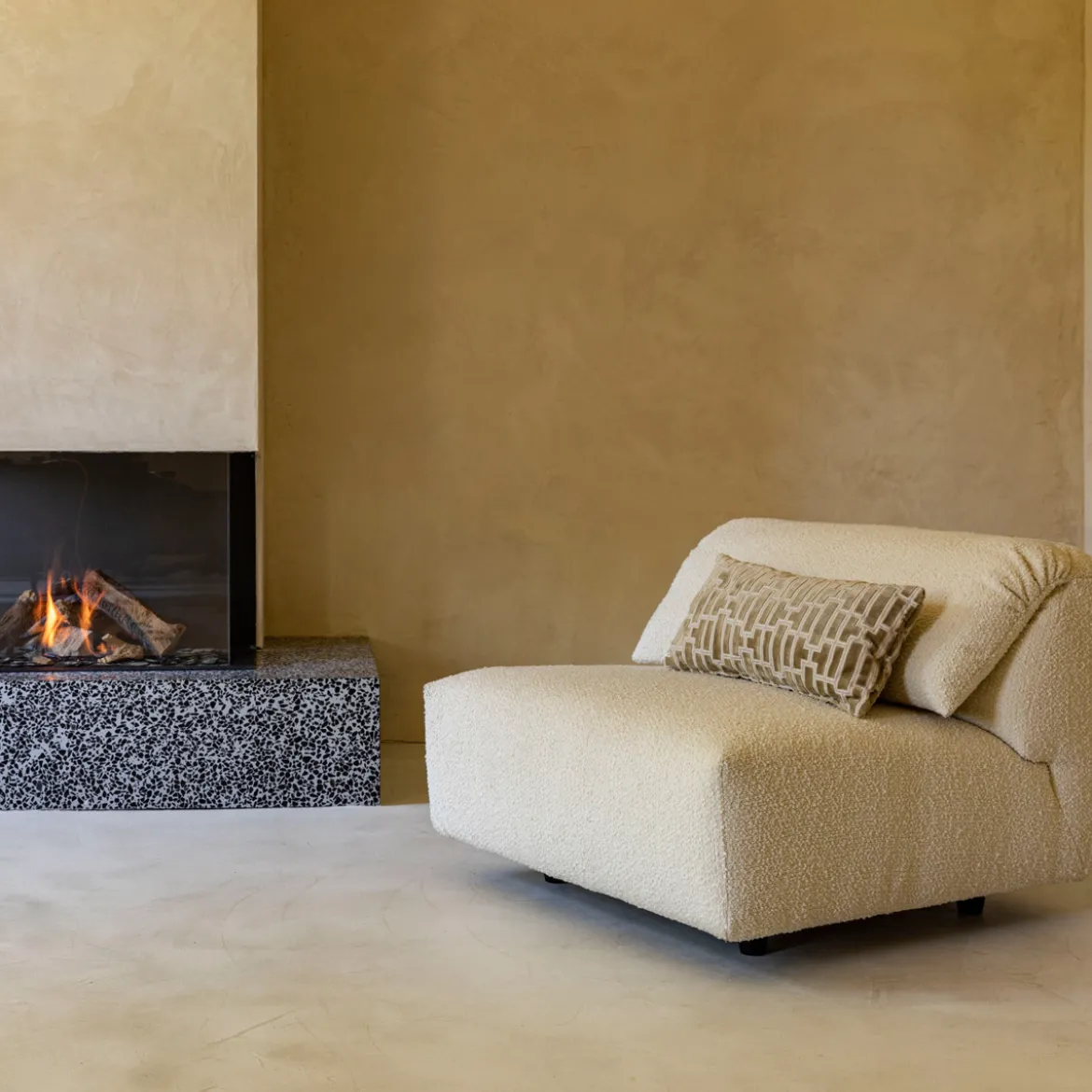 Design fauteuil boucle - Zuiver Wings Loveseat
