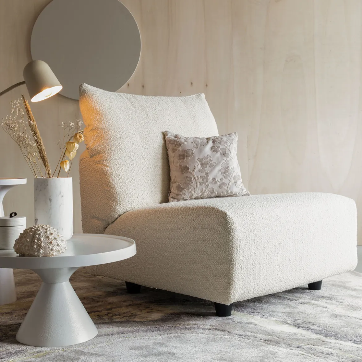 Design fauteuil boucle - Zuiver Wings Loveseat