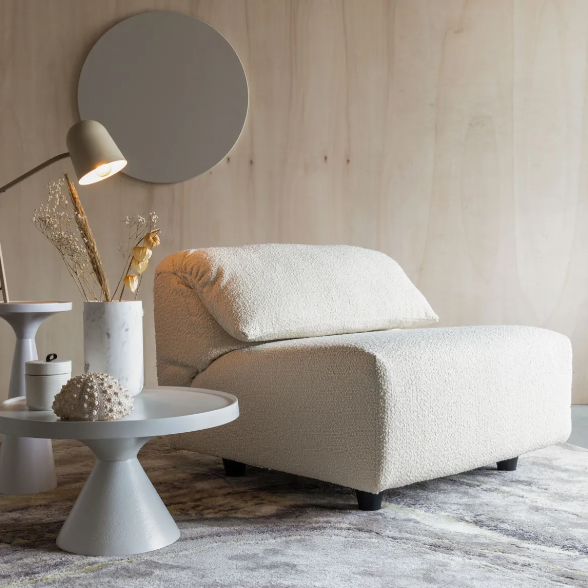 Design fauteuil boucle - Zuiver Wings Loveseat