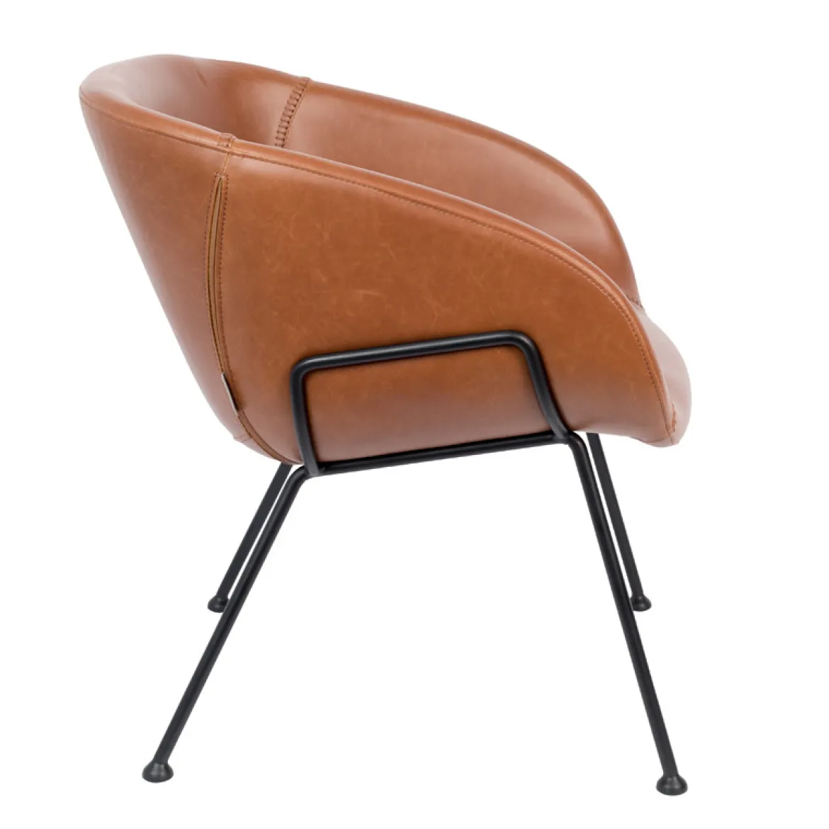 Design fauteuil kuipzitting - Zuiver Feston