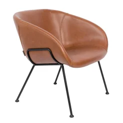 Design fauteuil kuipzitting - Zuiver Feston