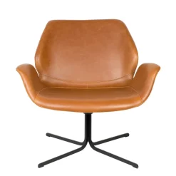 Design fauteuil leer - Zuiver Nikki