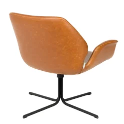 Design fauteuil leer - Zuiver Nikki