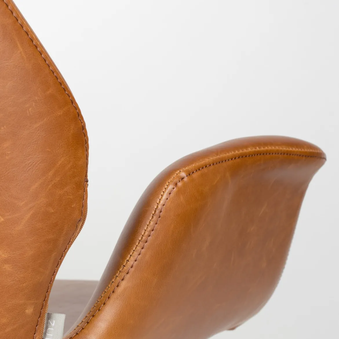 Design fauteuil leer - Zuiver Nikki