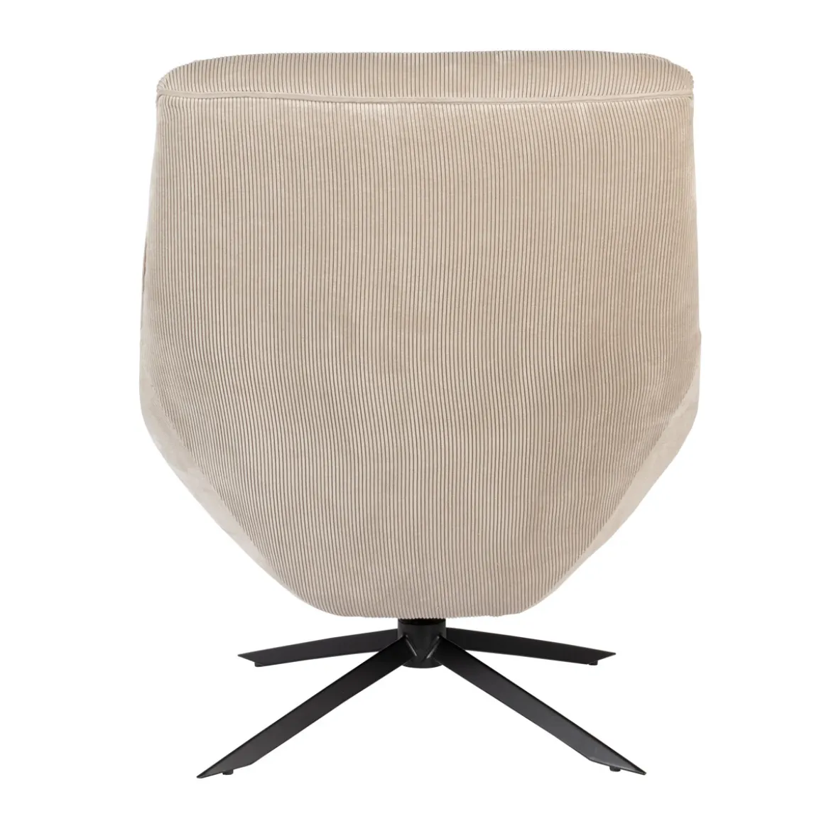 Design fauteuil ribstof - Dutchbone Vince