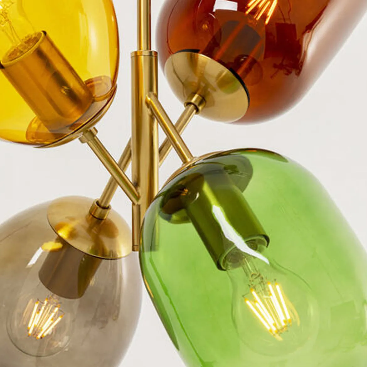 Design hanglamp gekleurd glas - Kare Design Balloon Dance