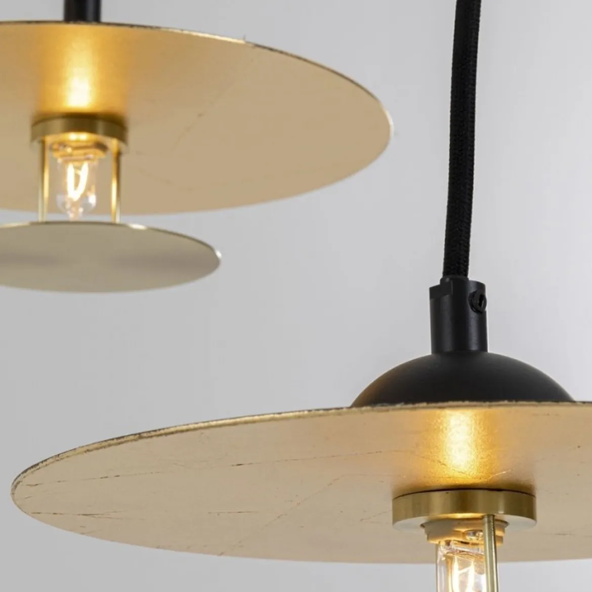 Design hanglamp messing - Kare Design Disc Spiral Cinque