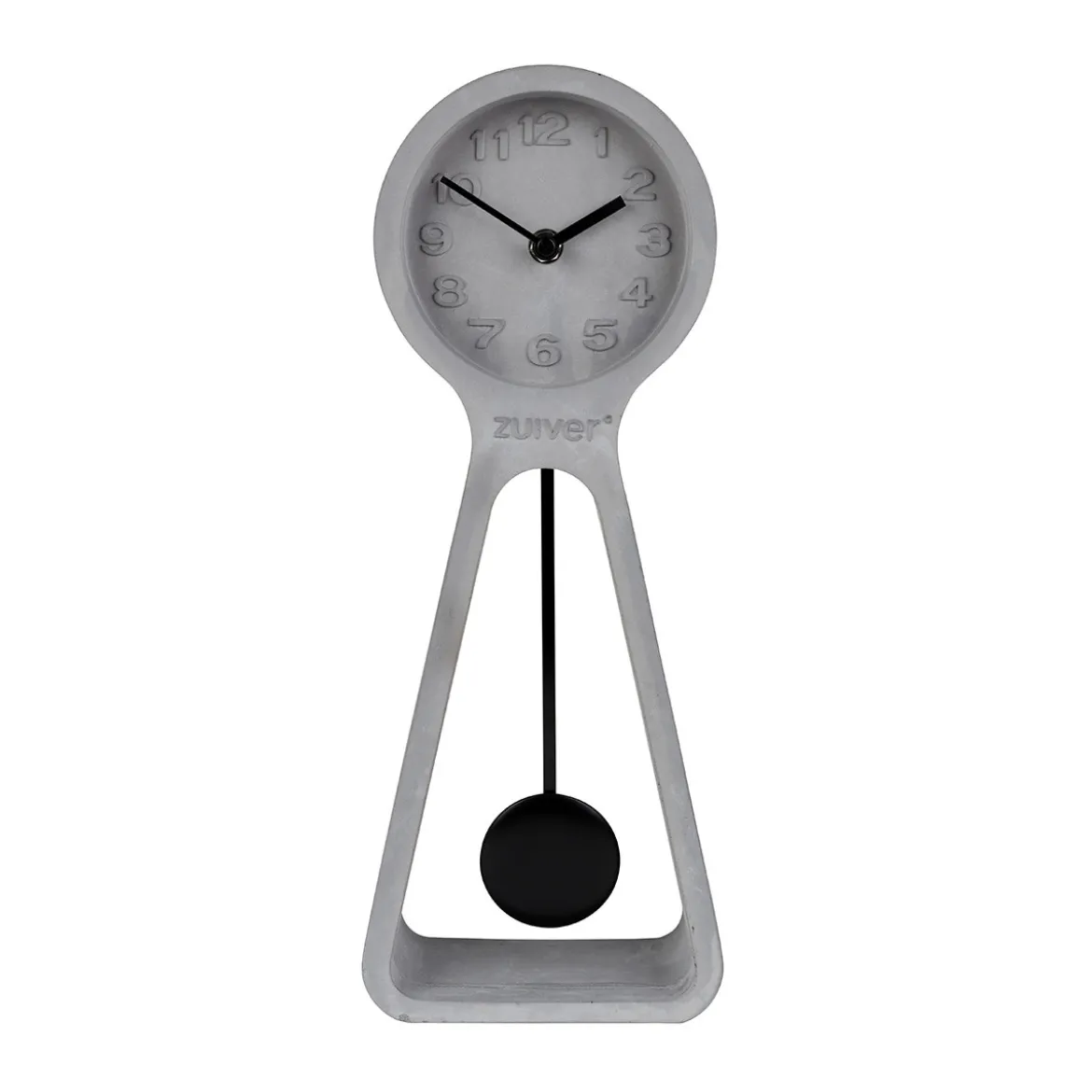 Design klok beton tafelmodel - Zuiver Pendulum Concrete