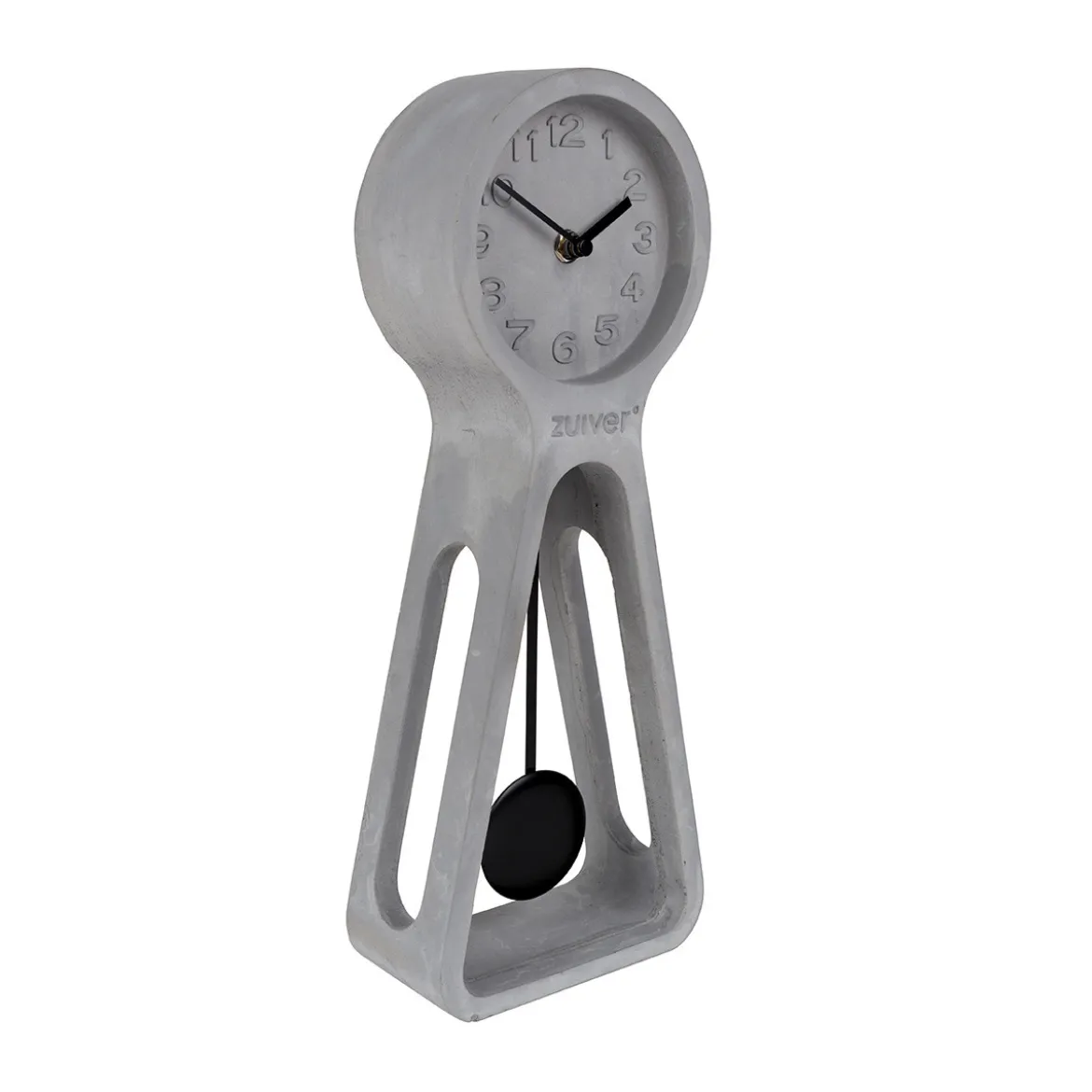 Design klok beton tafelmodel - Zuiver Pendulum Concrete