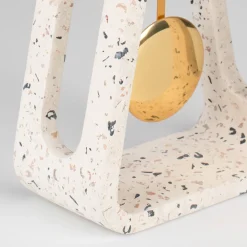 Design klok tafelmodel - Zuiver Pendulum Terrazzo