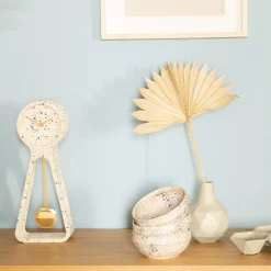 Design klok tafelmodel - Zuiver Pendulum Terrazzo