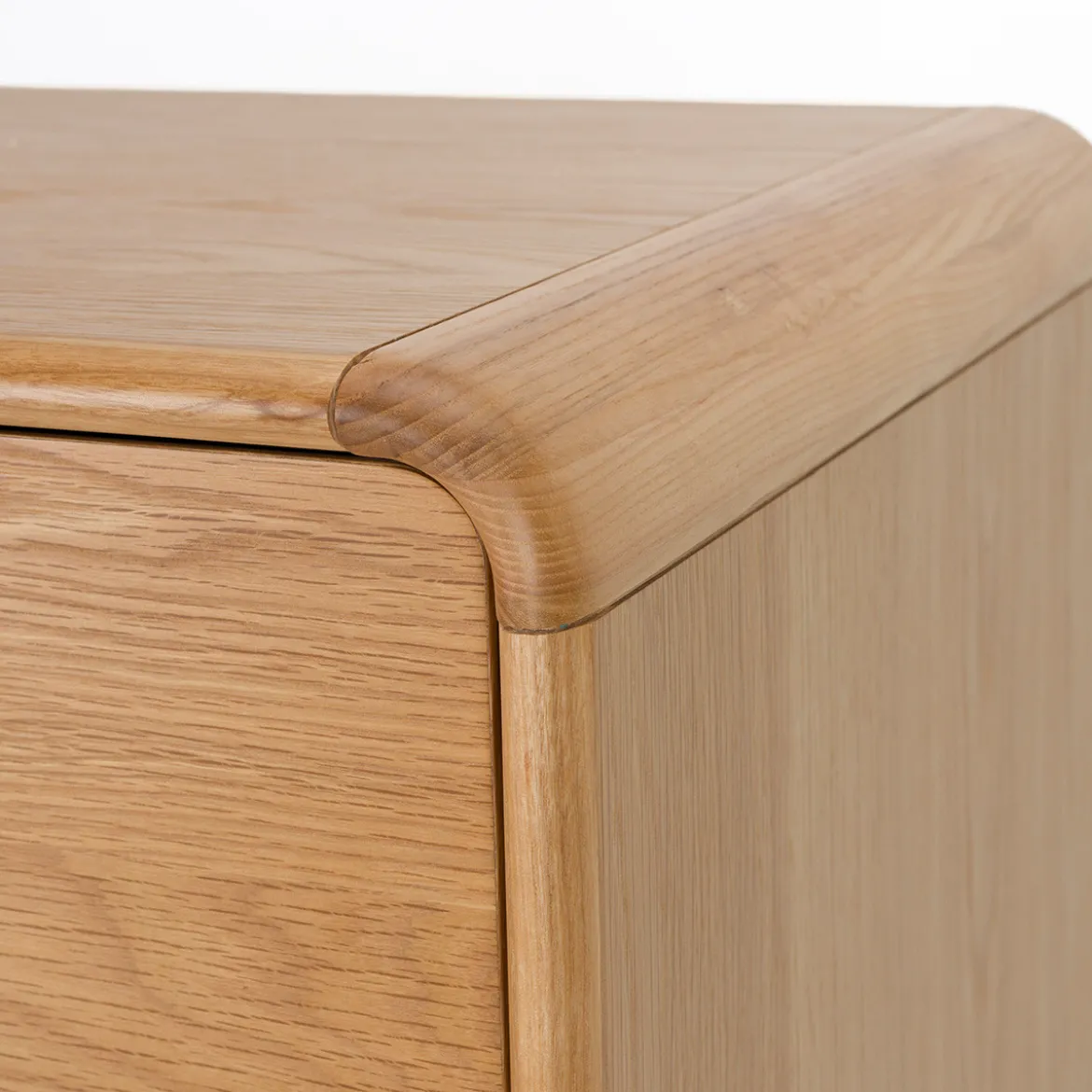 Design ladenkast gebogen hout - Zuiver Rise