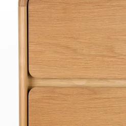 Design ladenkast gebogen hout - Zuiver Rise