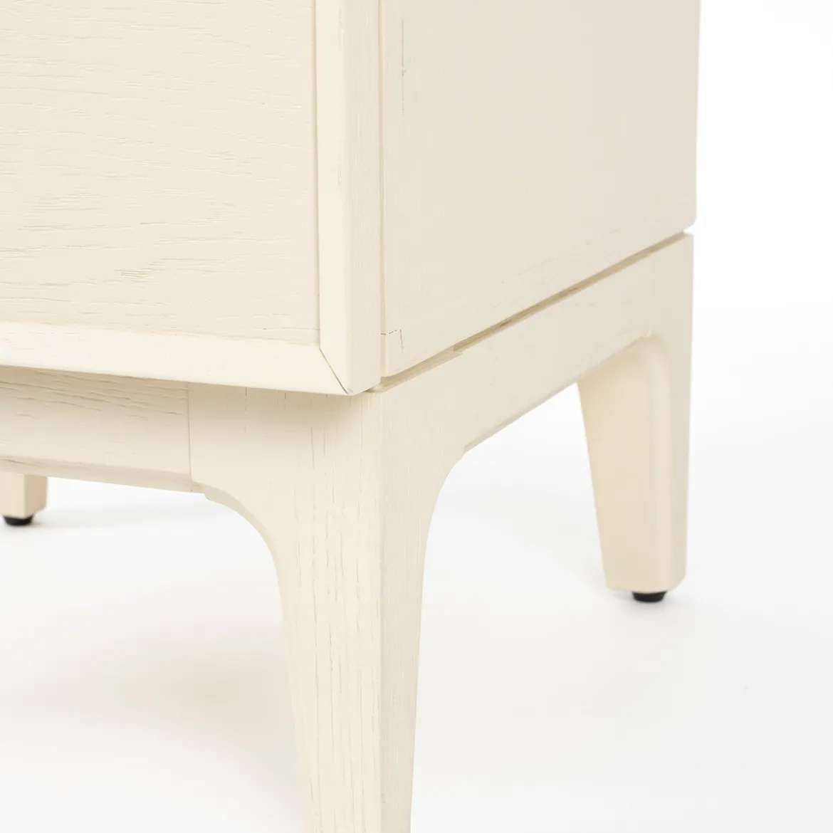 Design nachtkastje beige hout - Zuiver June