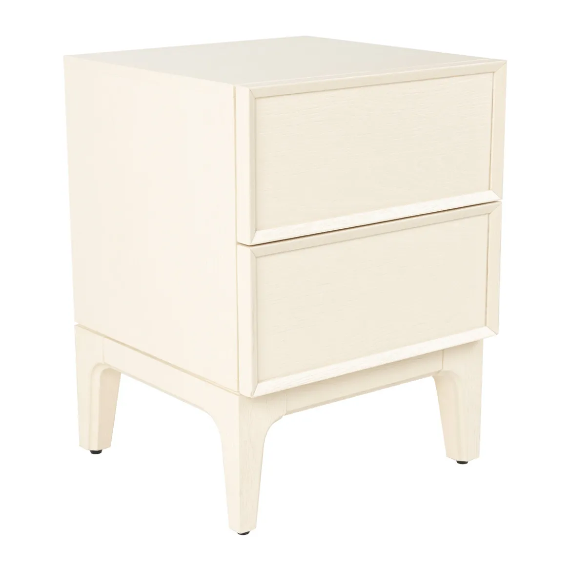 Design nachtkastje beige hout - Zuiver June