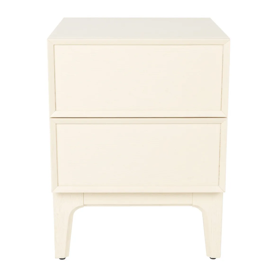 Design nachtkastje beige hout - Zuiver June