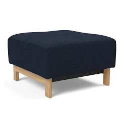 Design poef met eikenhout - Innovation Living Pyxis D.E.L.