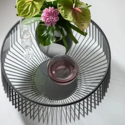 Design salontafel zwart metaal - Kare Design Corinne