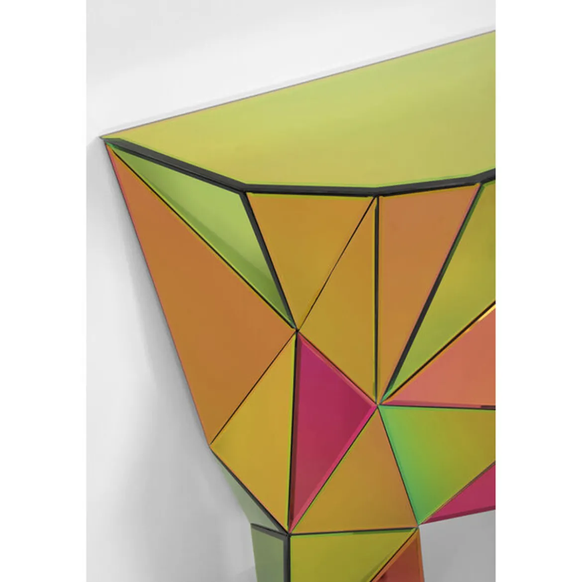 Design sidetable gekleurd glas - Kare Design Prisma Colore