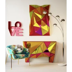 Design sidetable gekleurd glas - Kare Design Prisma Colore