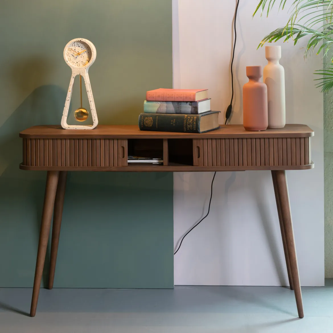 Design sidetable walnoot - Zuiver Barbier Walnut