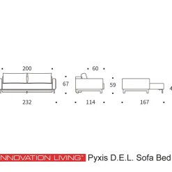 Design slaapbank eikenhout - Innovation Living Pyxis D.E.L.